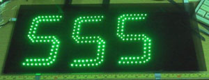 LED COUNTER GREEN